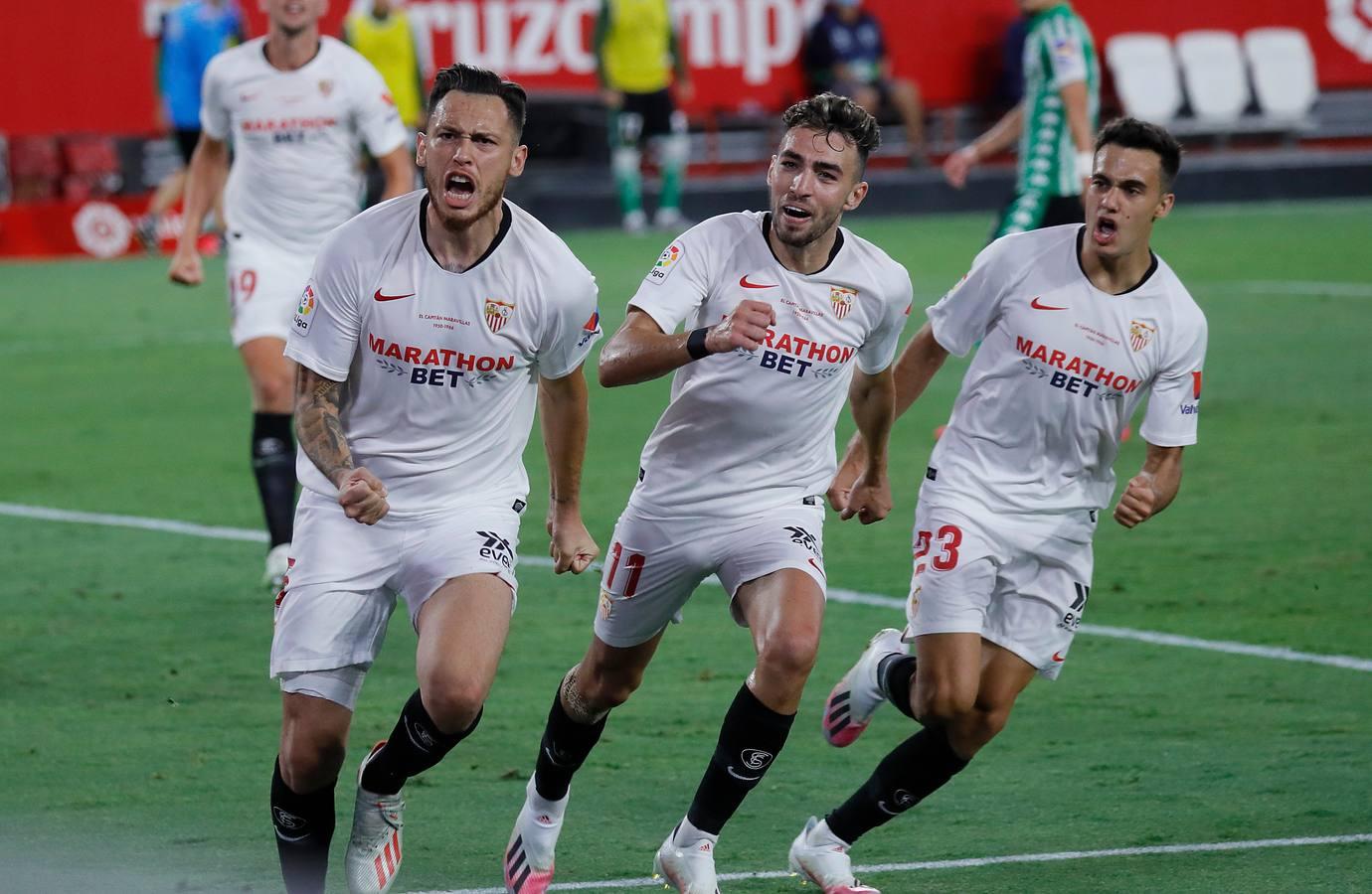 La victoria del Sevilla FC en el derbi contra el Betis, en imágenes