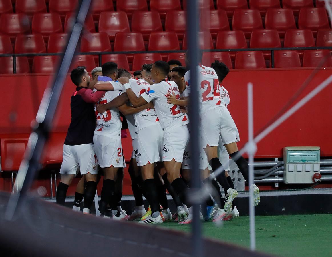 La victoria del Sevilla FC en el derbi contra el Betis, en imágenes