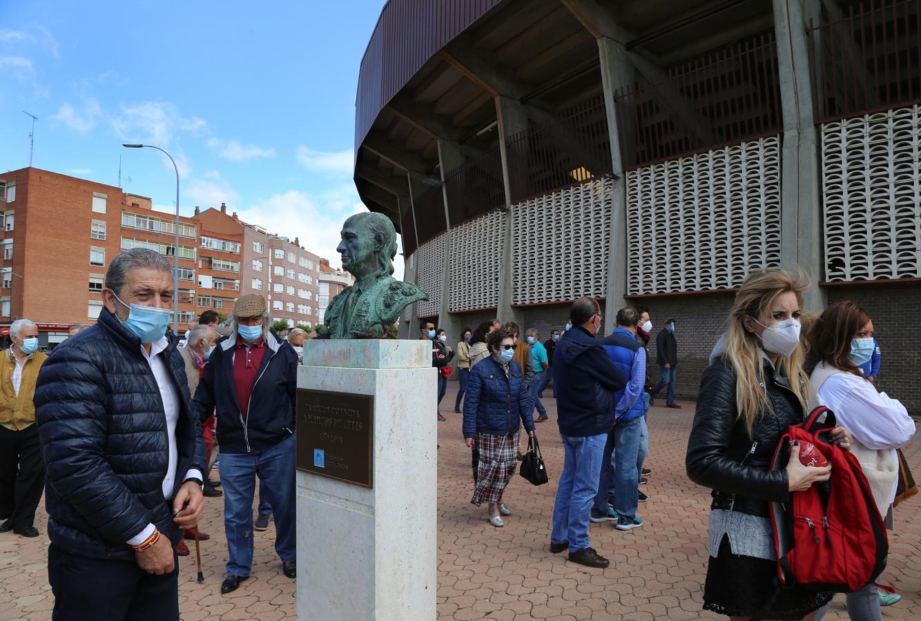 Concentración en Palencia para apoyar la tauromaquía. 