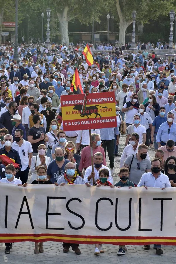En imágenes, paseo taurino reivindicativo por las calles de Sevilla