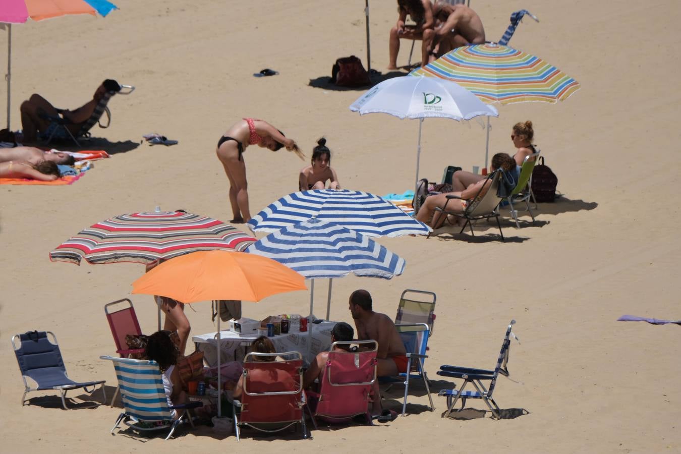 Tranquilidad en la playa de Regla en Chipiona