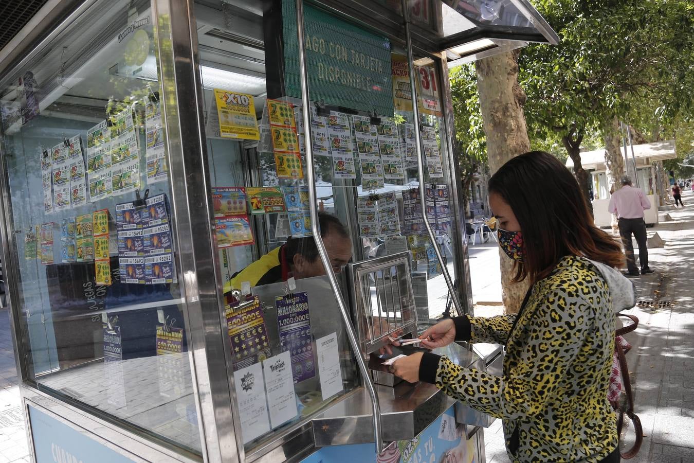 La vuelta de la venta de cupones de la ONCE en Córdoba, en imágenes