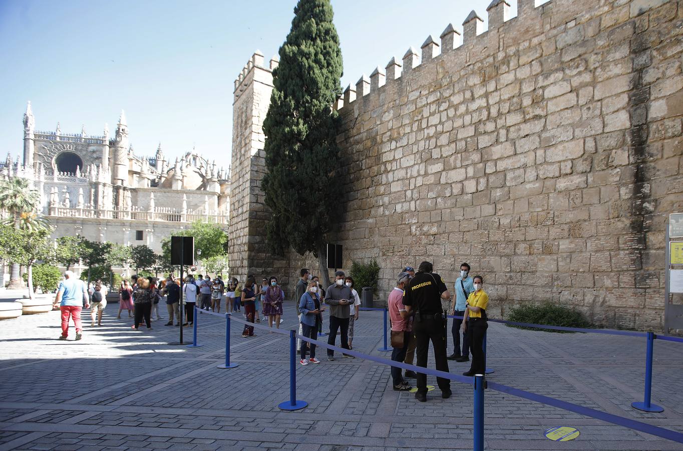 Las primeras visitas al Alcázar de Sevilla