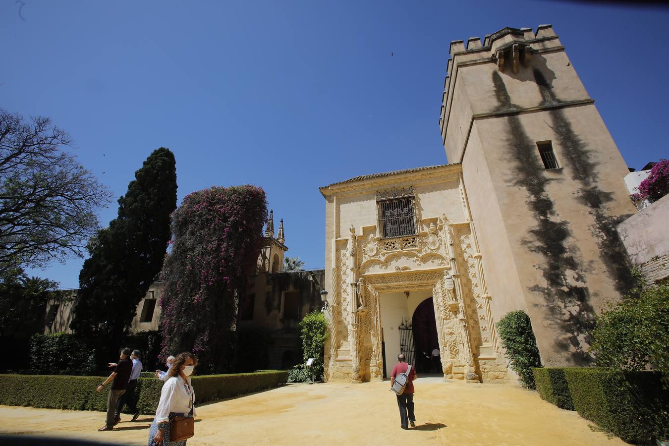 Las primeras visitas al Alcázar de Sevilla