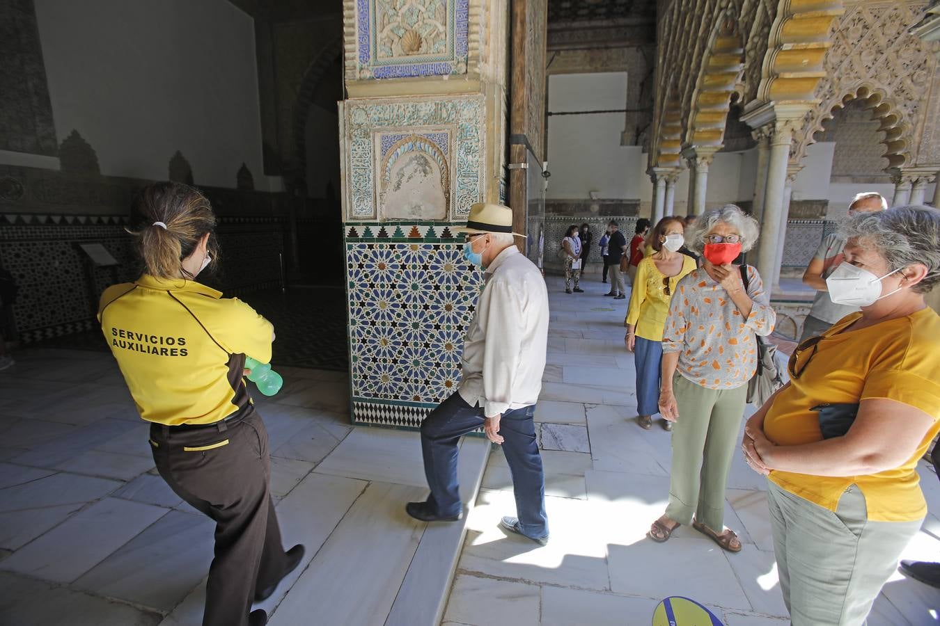 Las primeras visitas al Alcázar de Sevilla