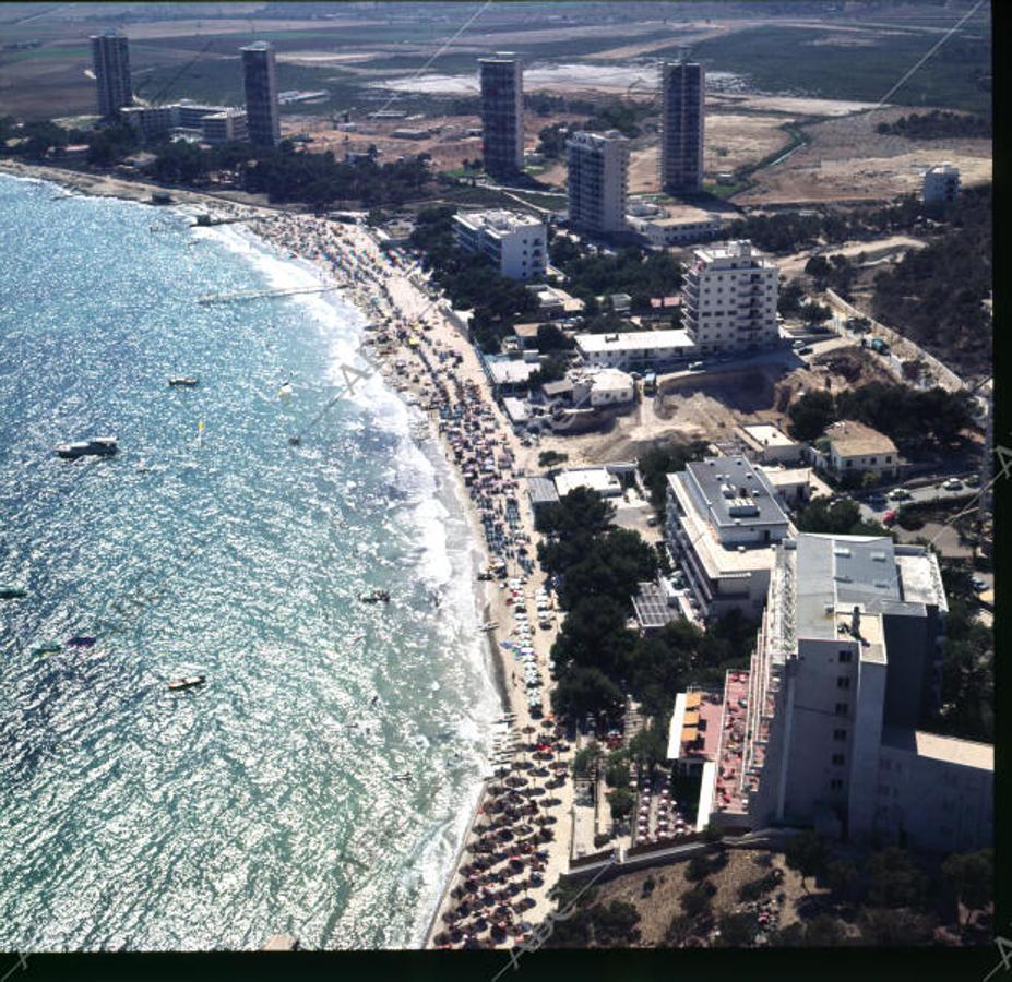 Magaluf (Mallorca) en los años 70. 