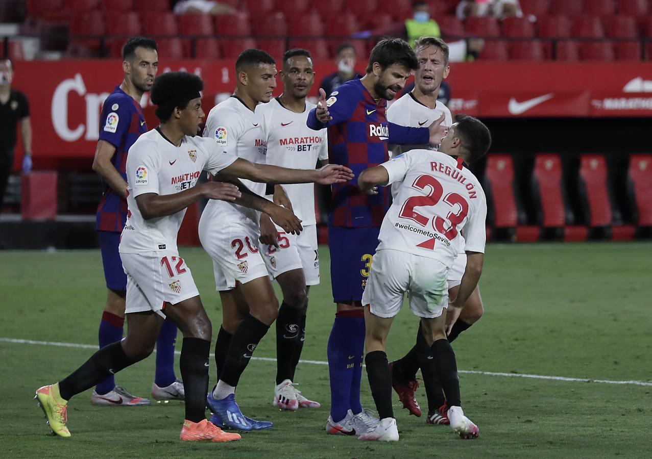 En imágenes, Sevilla-Barcelona en el Sánchez-Pizjuán