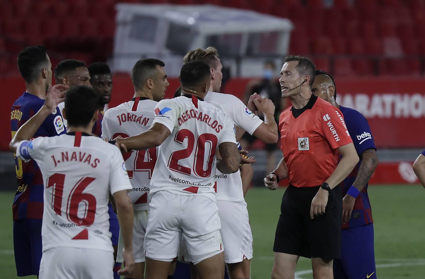 En imágenes, Sevilla-Barcelona en el Sánchez-Pizjuán