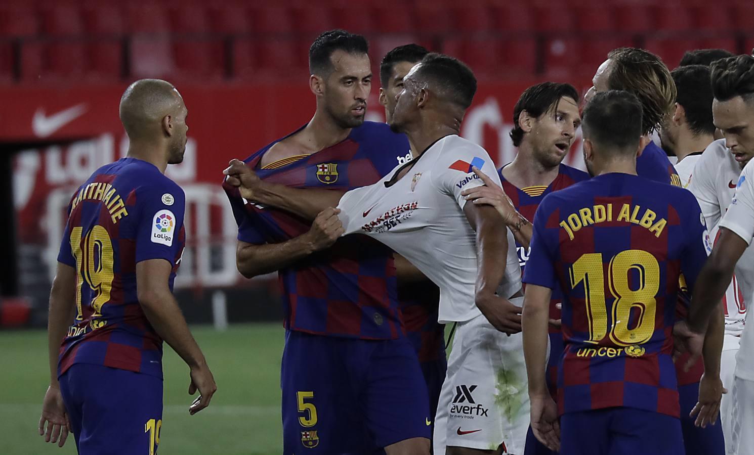 En imágenes, Sevilla-Barcelona en el Sánchez-Pizjuán