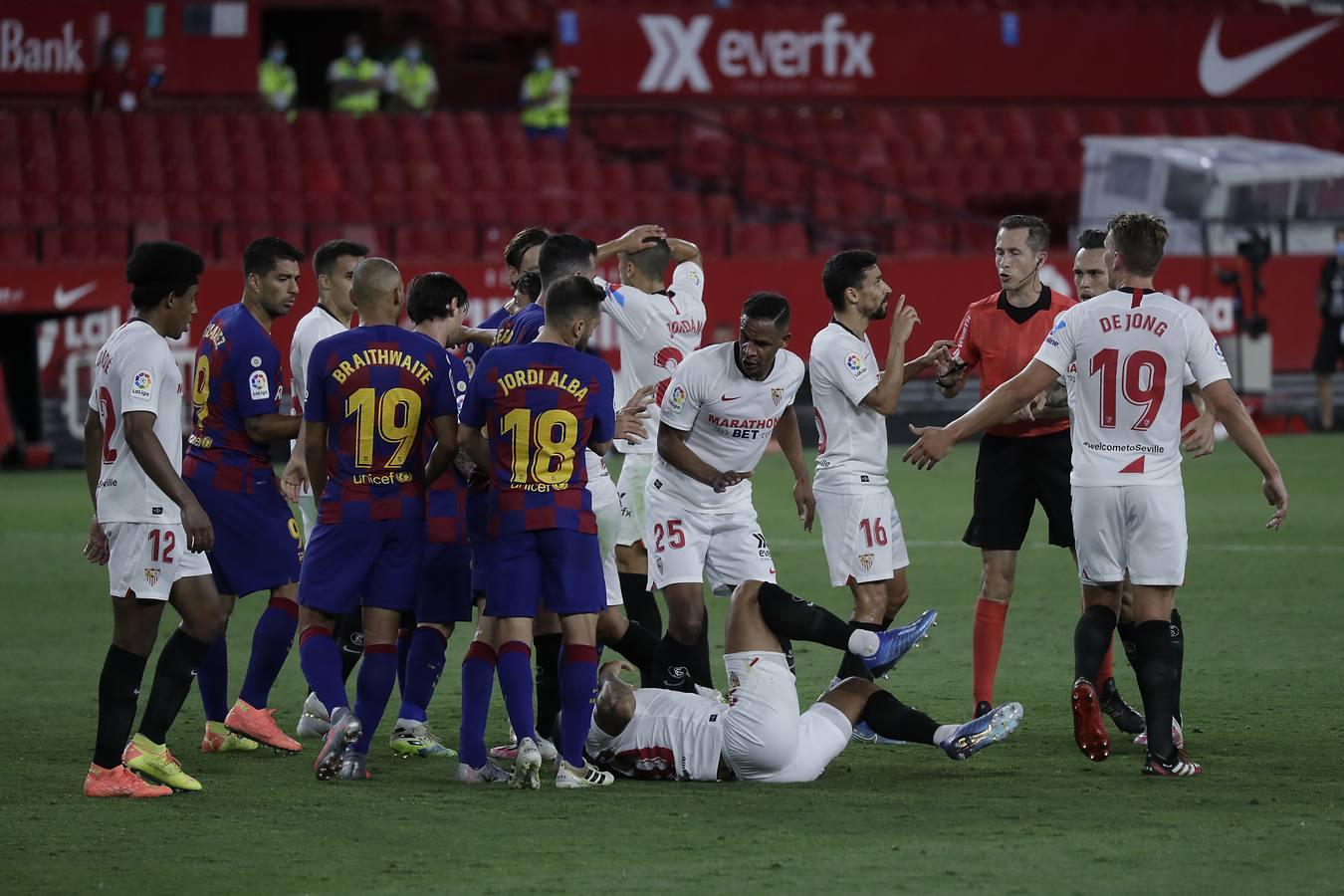 En imágenes, Sevilla-Barcelona en el Sánchez-Pizjuán