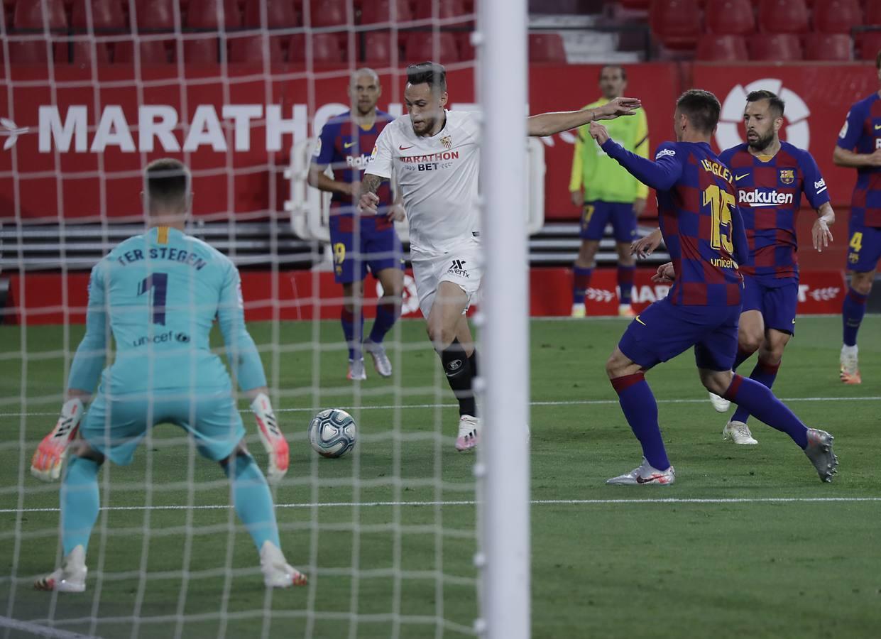 En imágenes, Sevilla-Barcelona en el Sánchez-Pizjuán