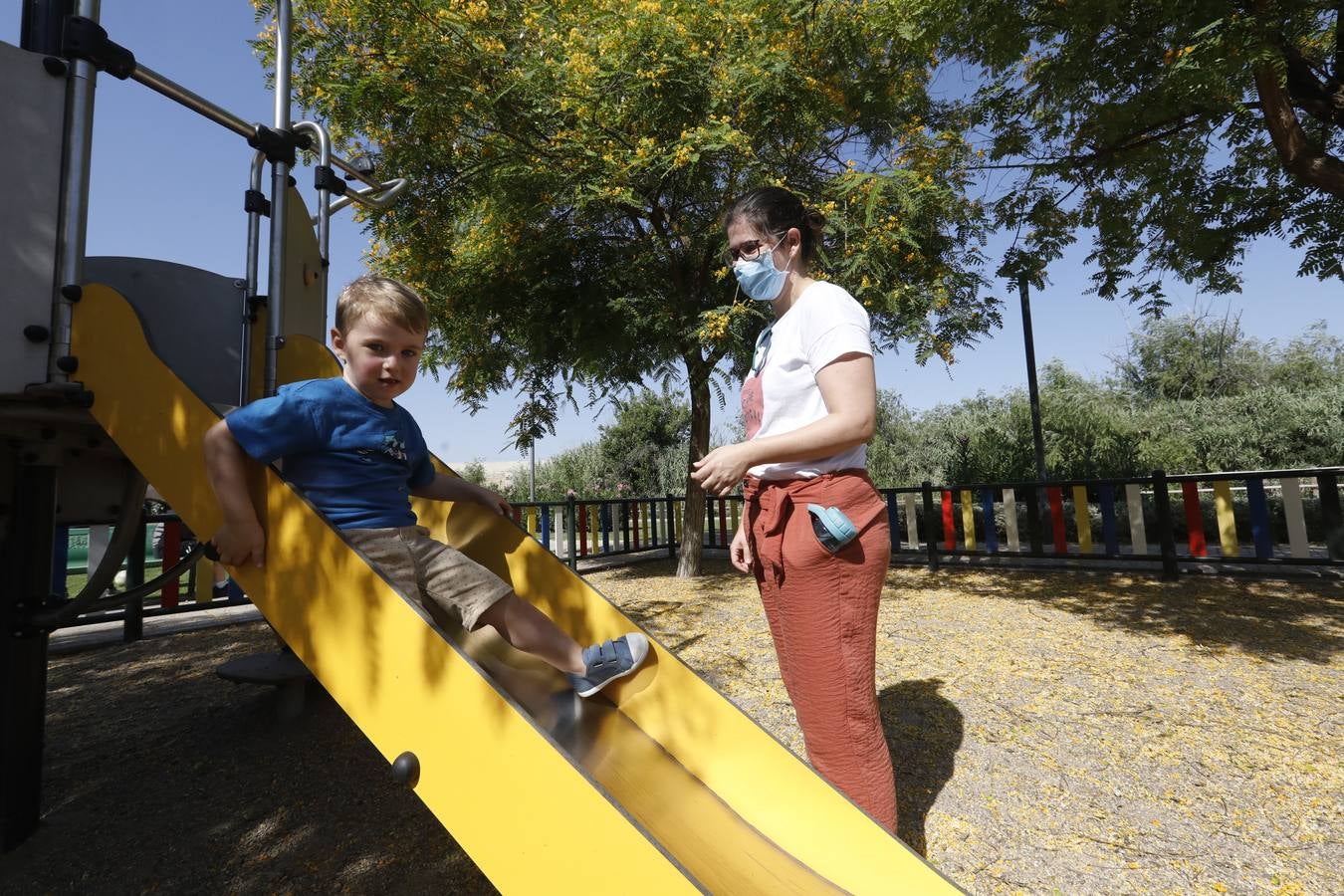 La reapertura de los parques infantiles y la Ciudad de los Niños de Córdoba, en imágenes