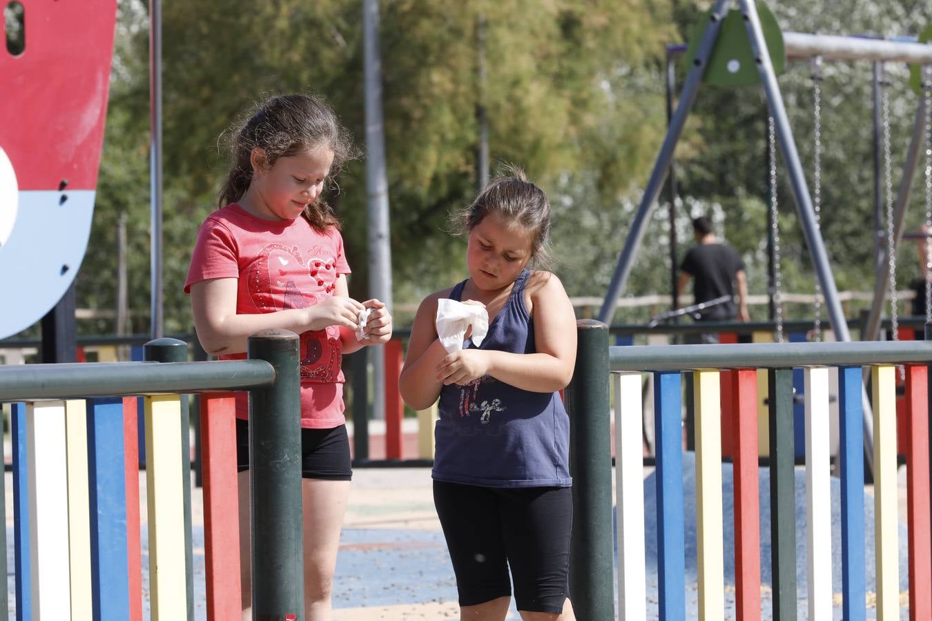 La reapertura de los parques infantiles y la Ciudad de los Niños de Córdoba, en imágenes