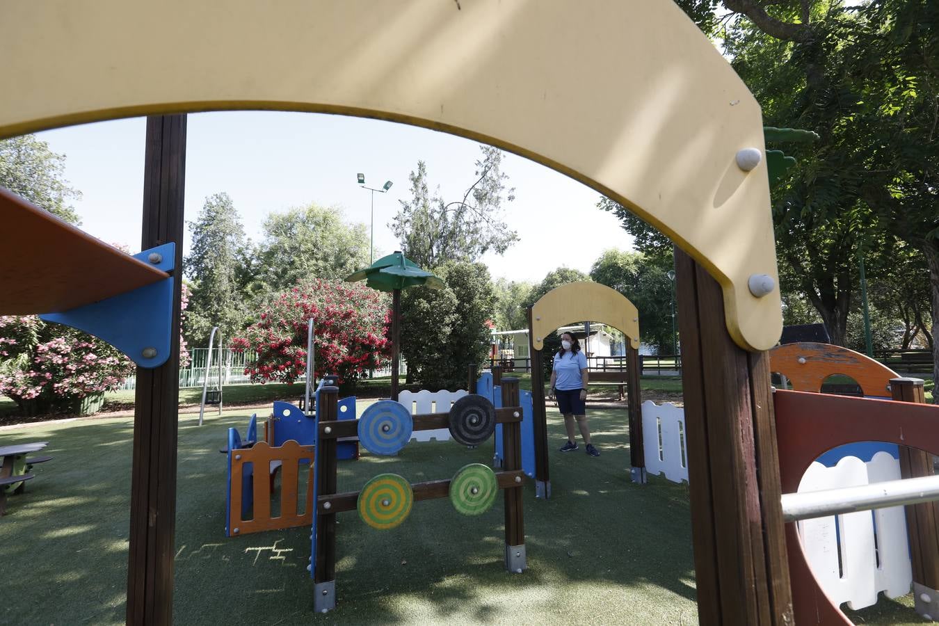 La reapertura de los parques infantiles y la Ciudad de los Niños de Córdoba, en imágenes