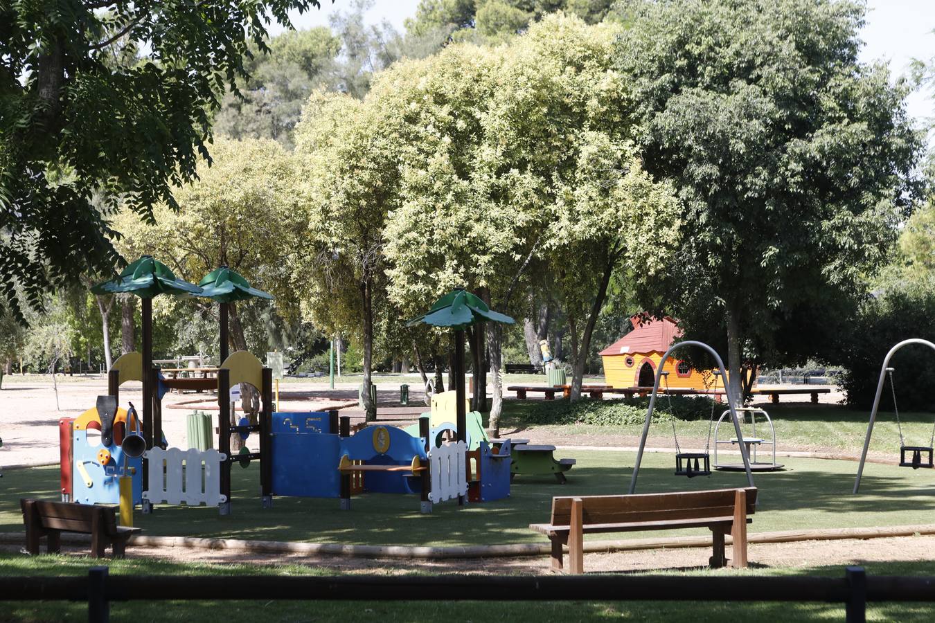 La reapertura de los parques infantiles y la Ciudad de los Niños de Córdoba, en imágenes