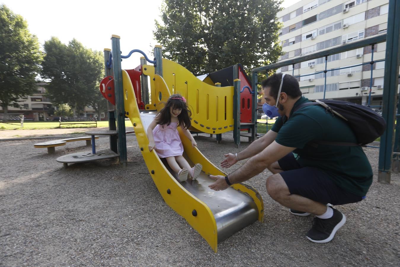 La reapertura de los parques infantiles y la Ciudad de los Niños de Córdoba, en imágenes