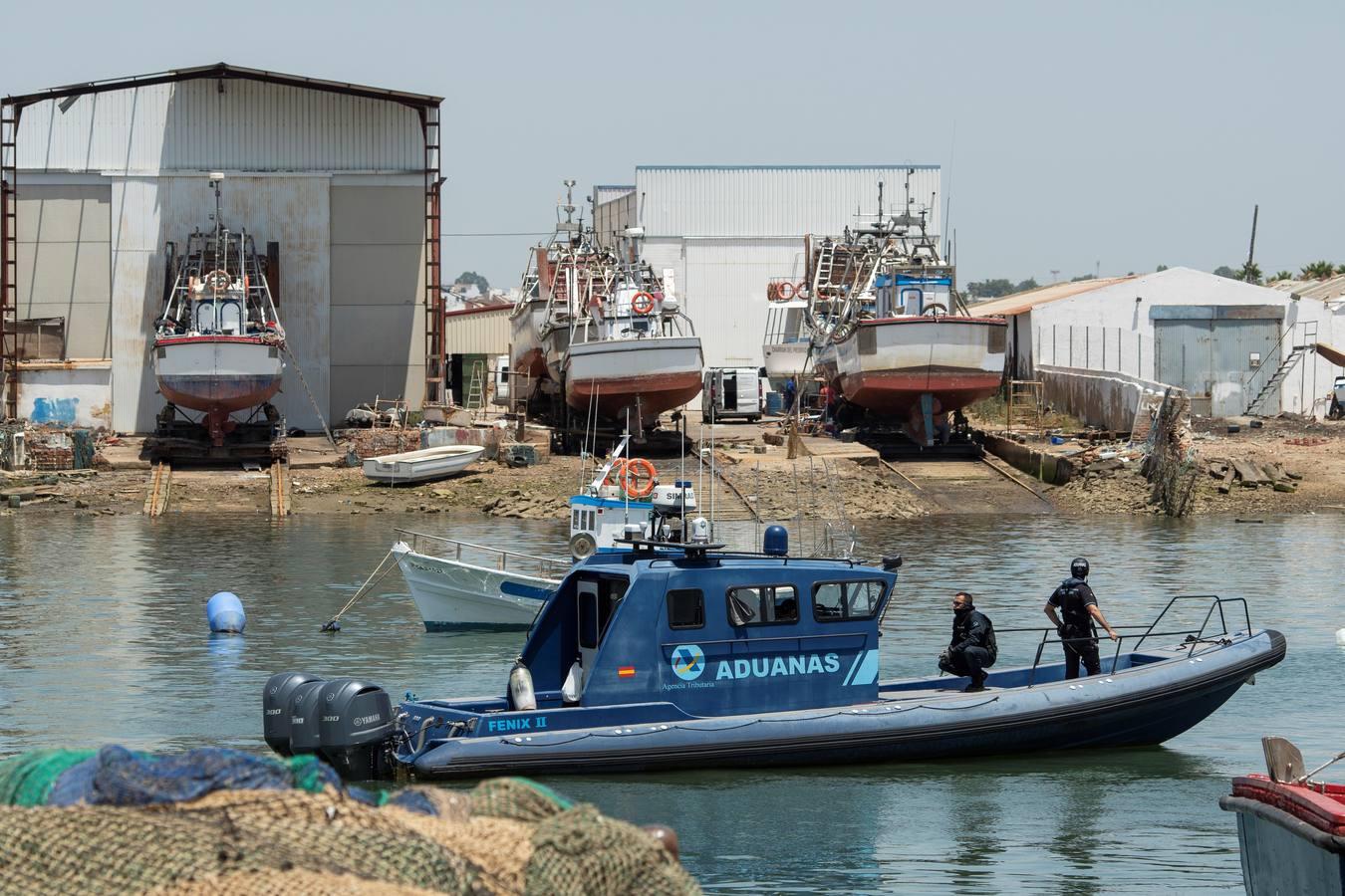 El mayor operativo antidroga de Huelva, en fotos