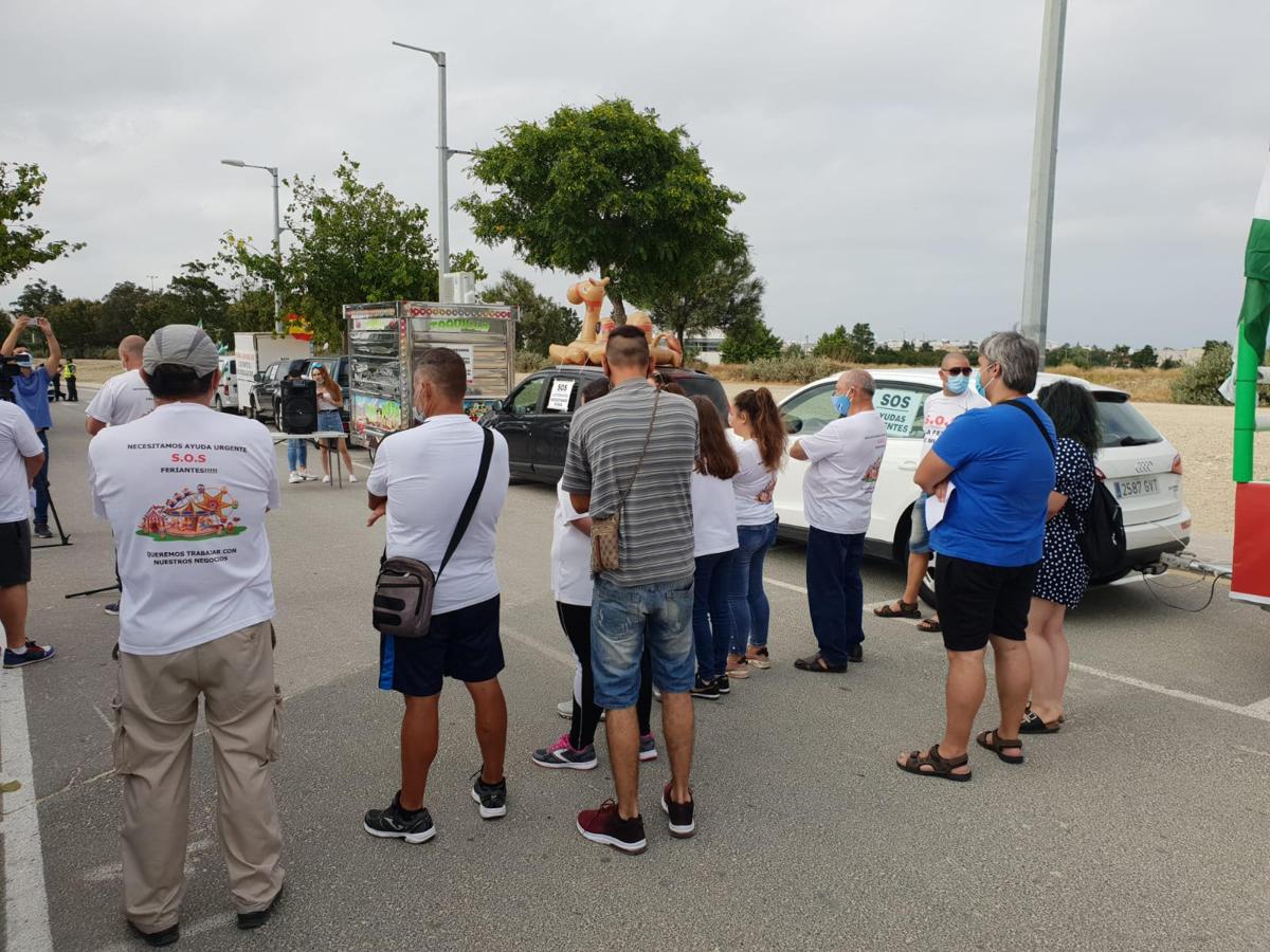 FOTOS: Los feriantes de la bahía de Cádiz piden «medidas urgentes»