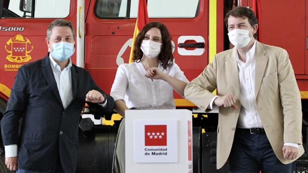 Castilla y León, Madrid y Castilla-La Mancha firman su colaboración en prevención y extinción de incendios