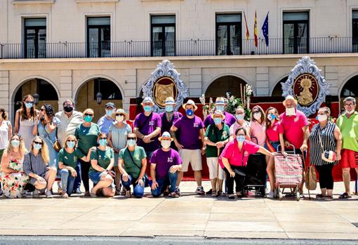 Imagen de los representantantes de la fiestas tradicionales