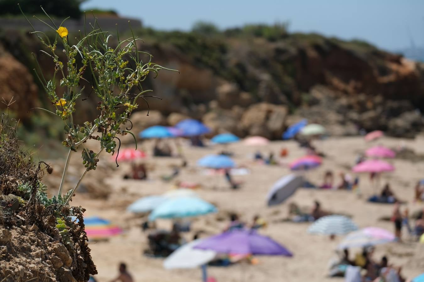 Ambiente en las playas del Puerto de Santa María