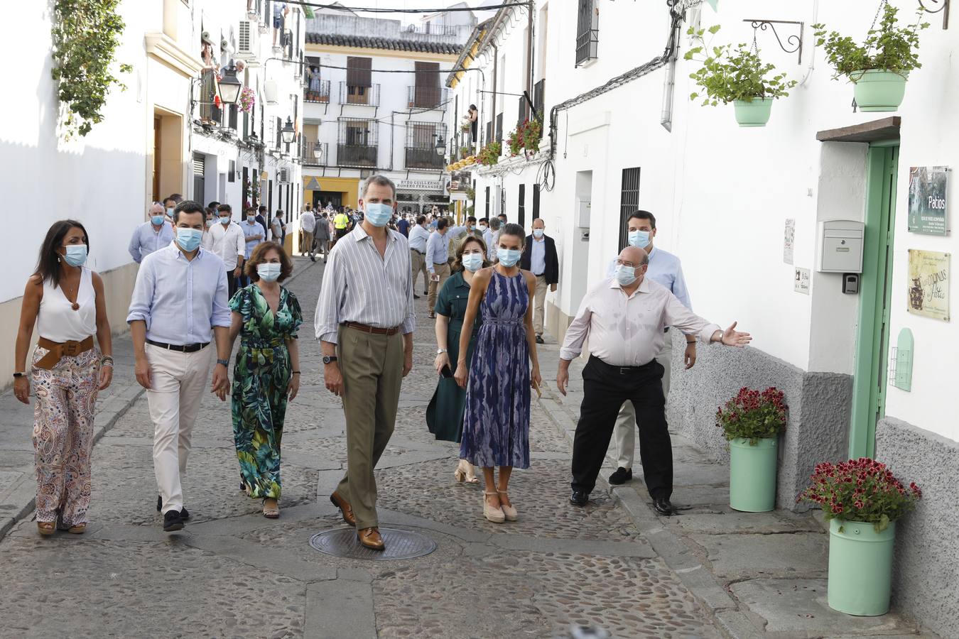 La visita de los Reyes a los Patios de Córdoba, en imágenes