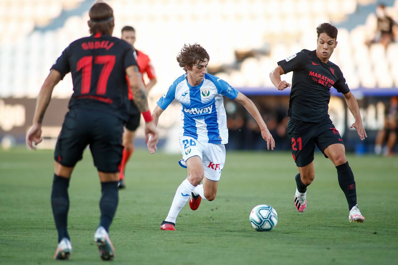 El partido Leganés-Sevilla en imágenes