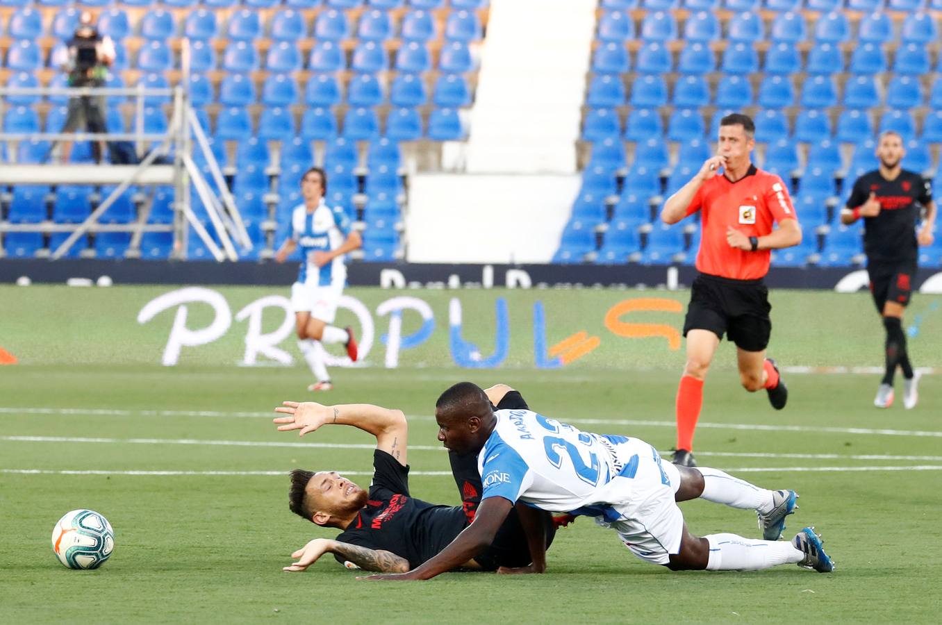 El partido Leganés-Sevilla en imágenes