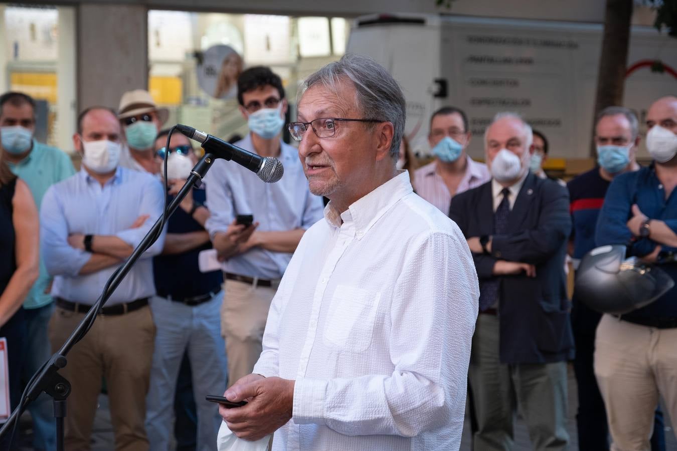 En imágenes, el acto de apoyo en Córdoba a la familia de Paco Molina