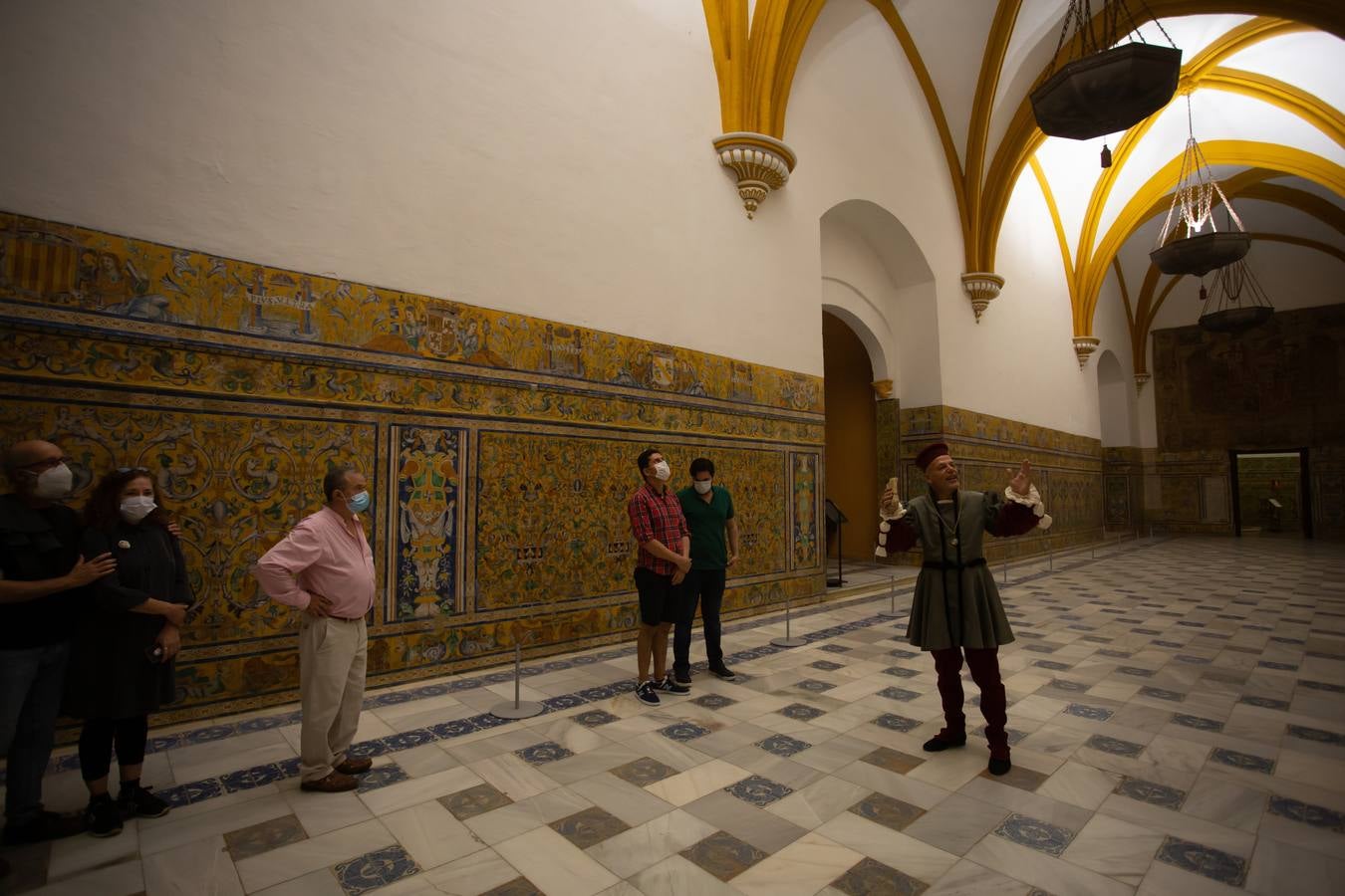 Vuelven las visitas teatralizadas al Alcázar de Sevilla