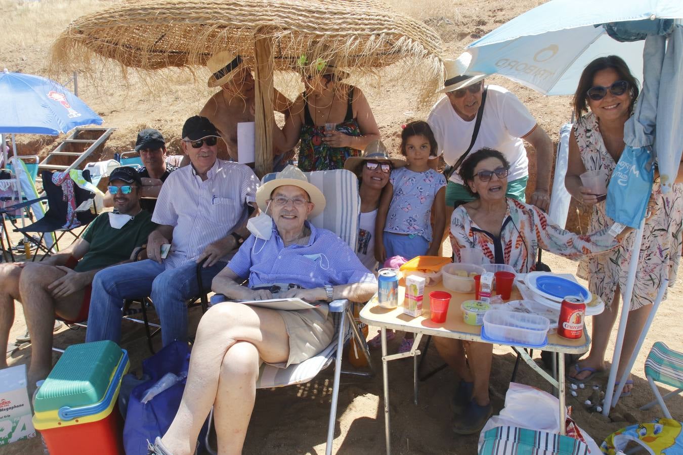 Los primeros chapuzones en las playas de interior de Córdoba