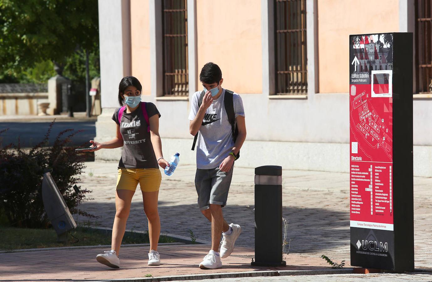 Comienza la EvAU en Castilla-La Mancha, en imágenes