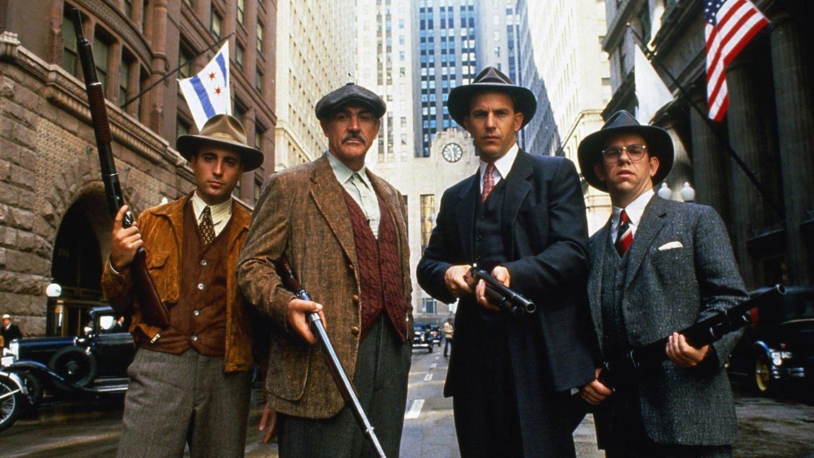«Los intocables de Eliot Ness». Otra cinta que forma parte de la historia del cine en la que Morricone puso la música al film de Brian de Palma