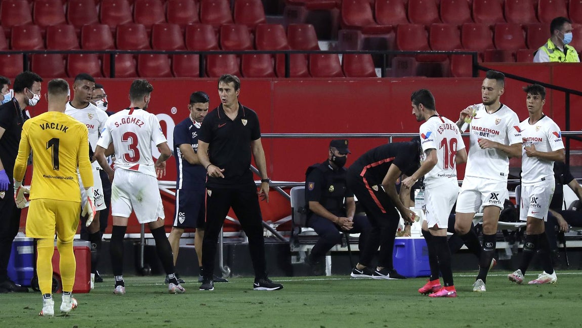 En imágenes, el Sevilla-Eibar en el Sánchez-Pizjuán
