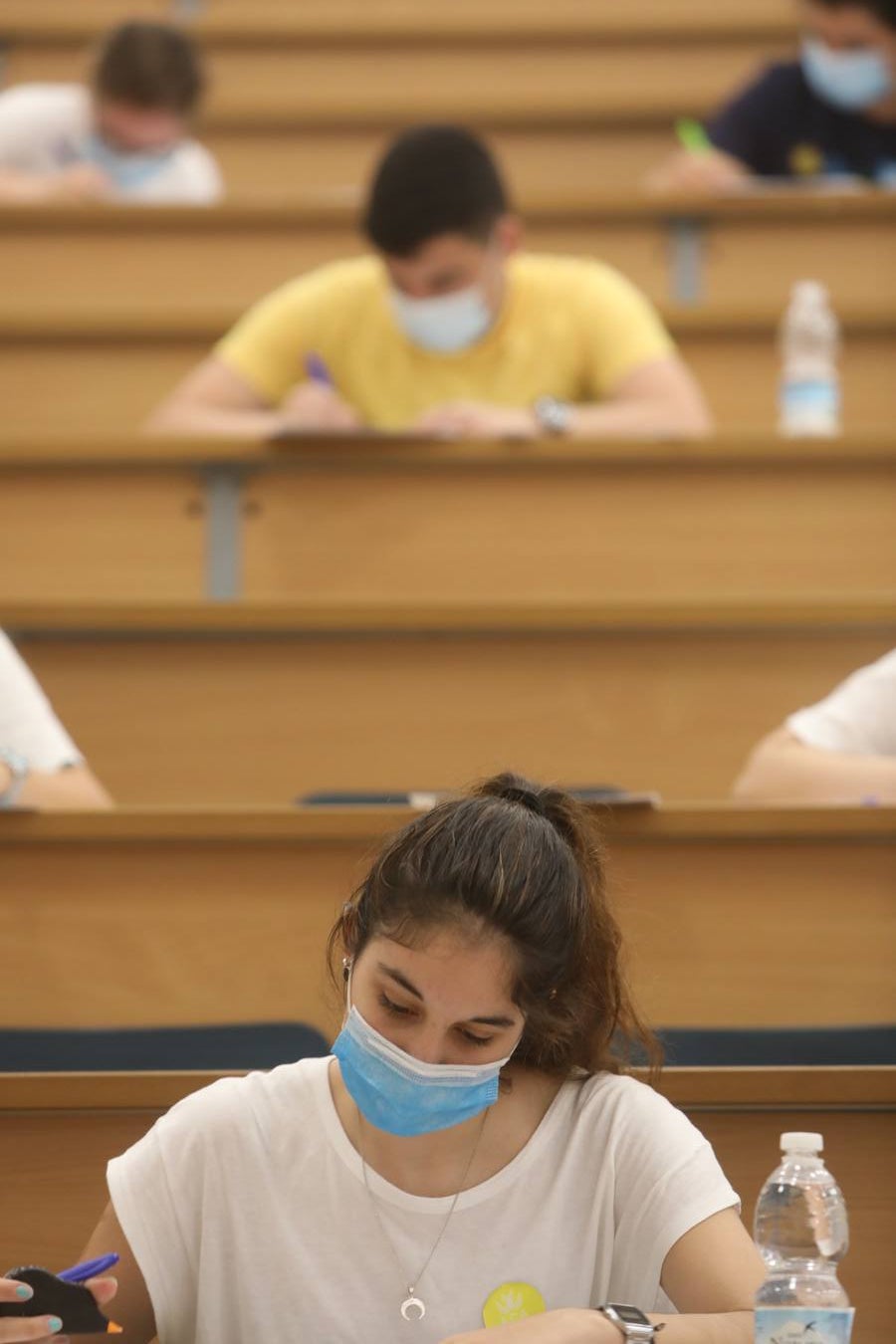 Normalidad en el inicio de la Selectividad del Covid-19 en Cádiz