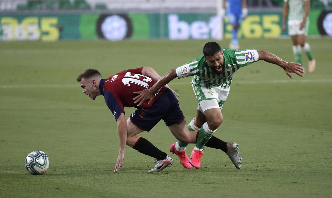 En imágenes, el encuentro entre el Betis y el Osasuna en el Benito Villamarín