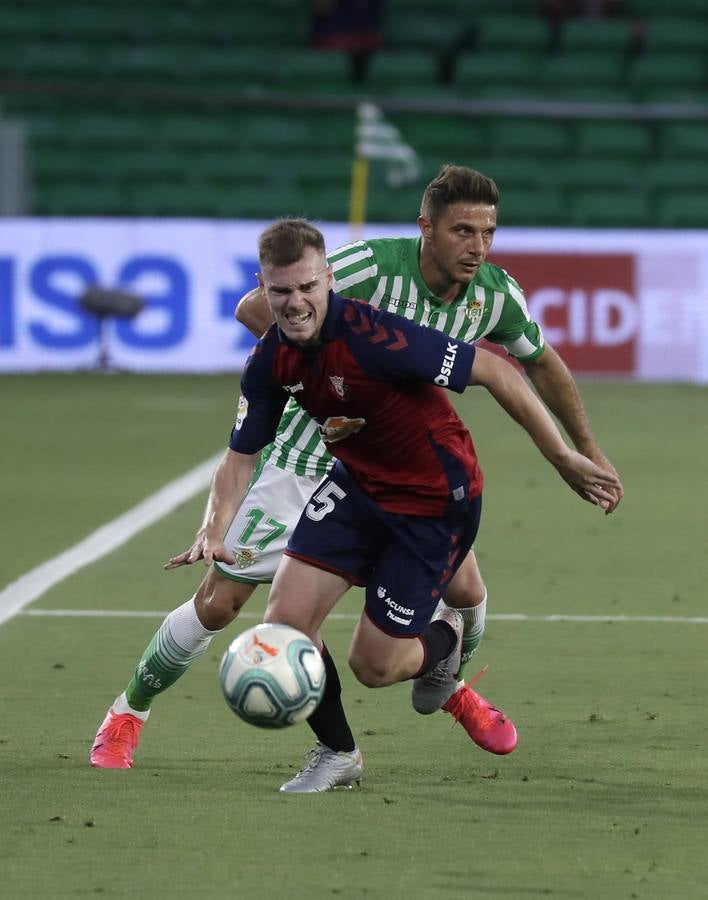 En imágenes, el encuentro entre el Betis y el Osasuna en el Benito Villamarín