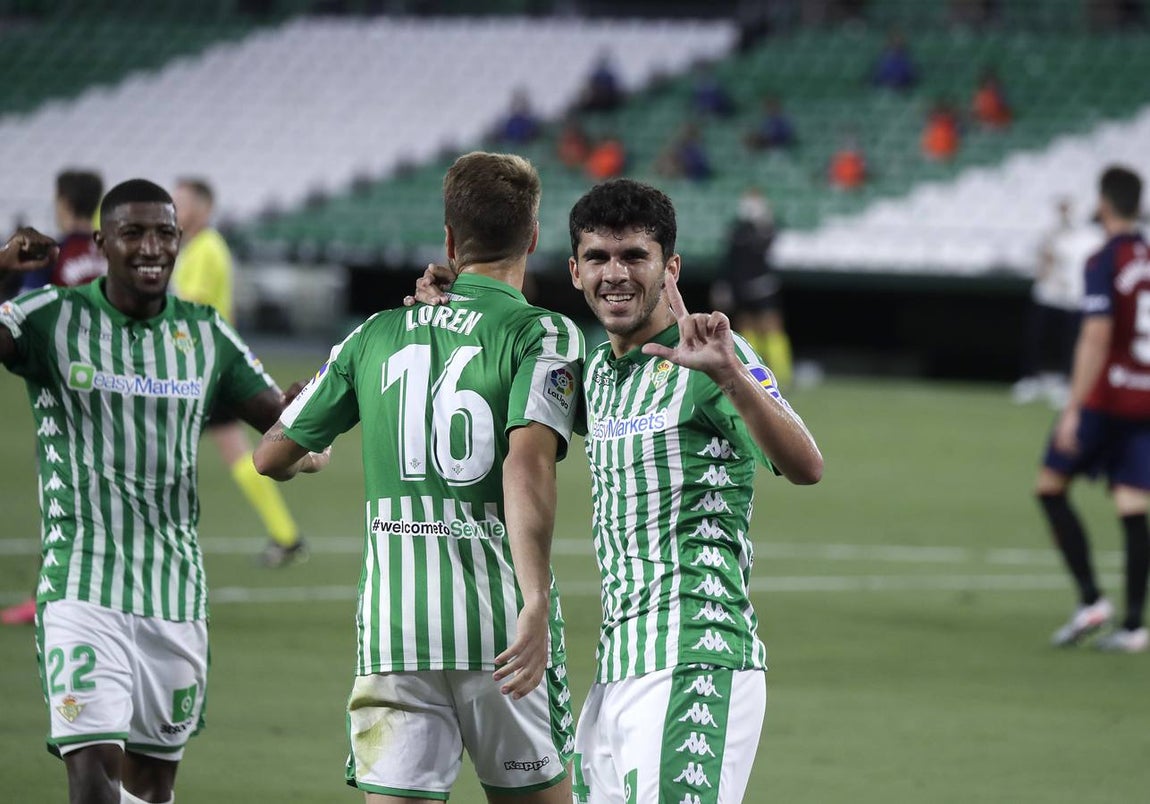 En imágenes, el encuentro entre el Betis y el Osasuna en el Benito Villamarín