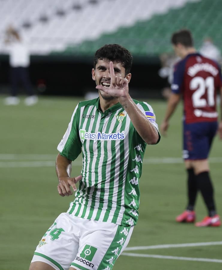 En imágenes, el encuentro entre el Betis y el Osasuna en el Benito Villamarín