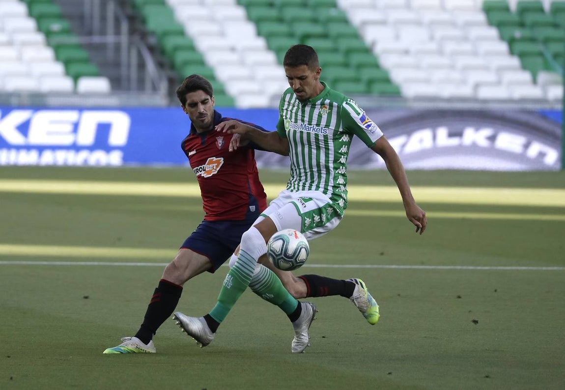 En imágenes, el encuentro entre el Betis y el Osasuna en el Benito Villamarín