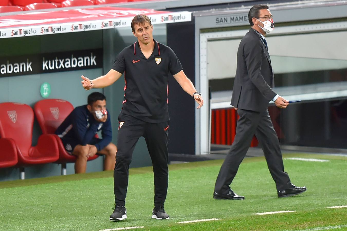 En imágenes, el encuentro entre el Athletic de Bilbao y el Sevilla F.C. en San Mamés