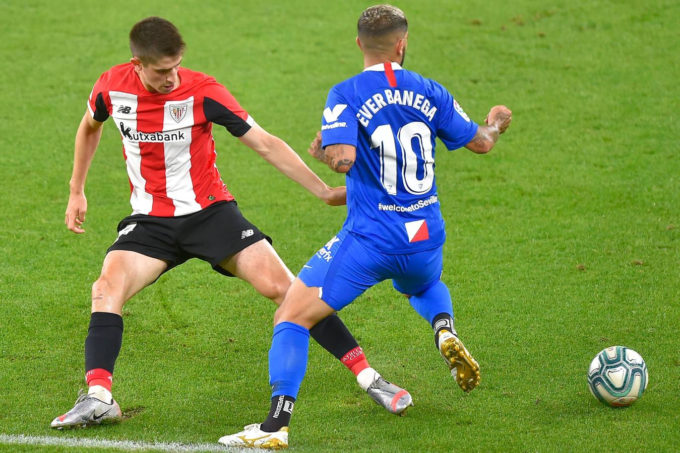 En imágenes, el encuentro entre el Athletic de Bilbao y el Sevilla F.C. en San Mamés