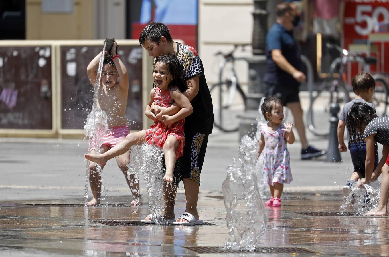 El calor sofocante de Córdoba, en imágenes