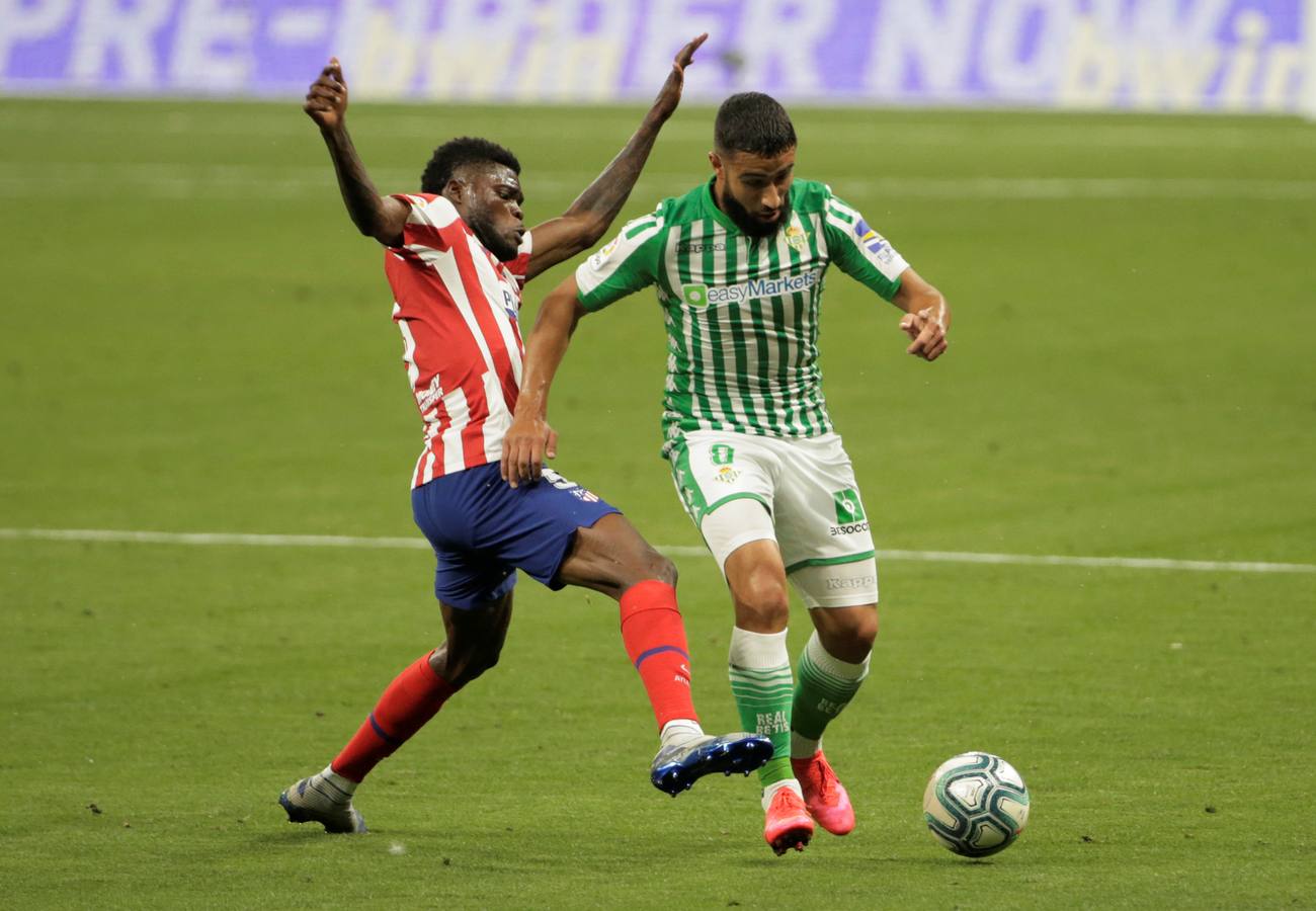 En imágenes, el encuentro entre el Atlético de Madrid y el Betis en el Wanda Metropolitano