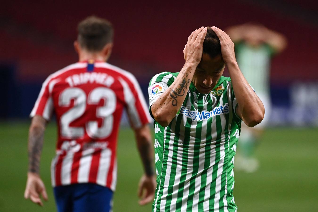 En imágenes, el encuentro entre el Atlético de Madrid y el Betis en el Wanda Metropolitano