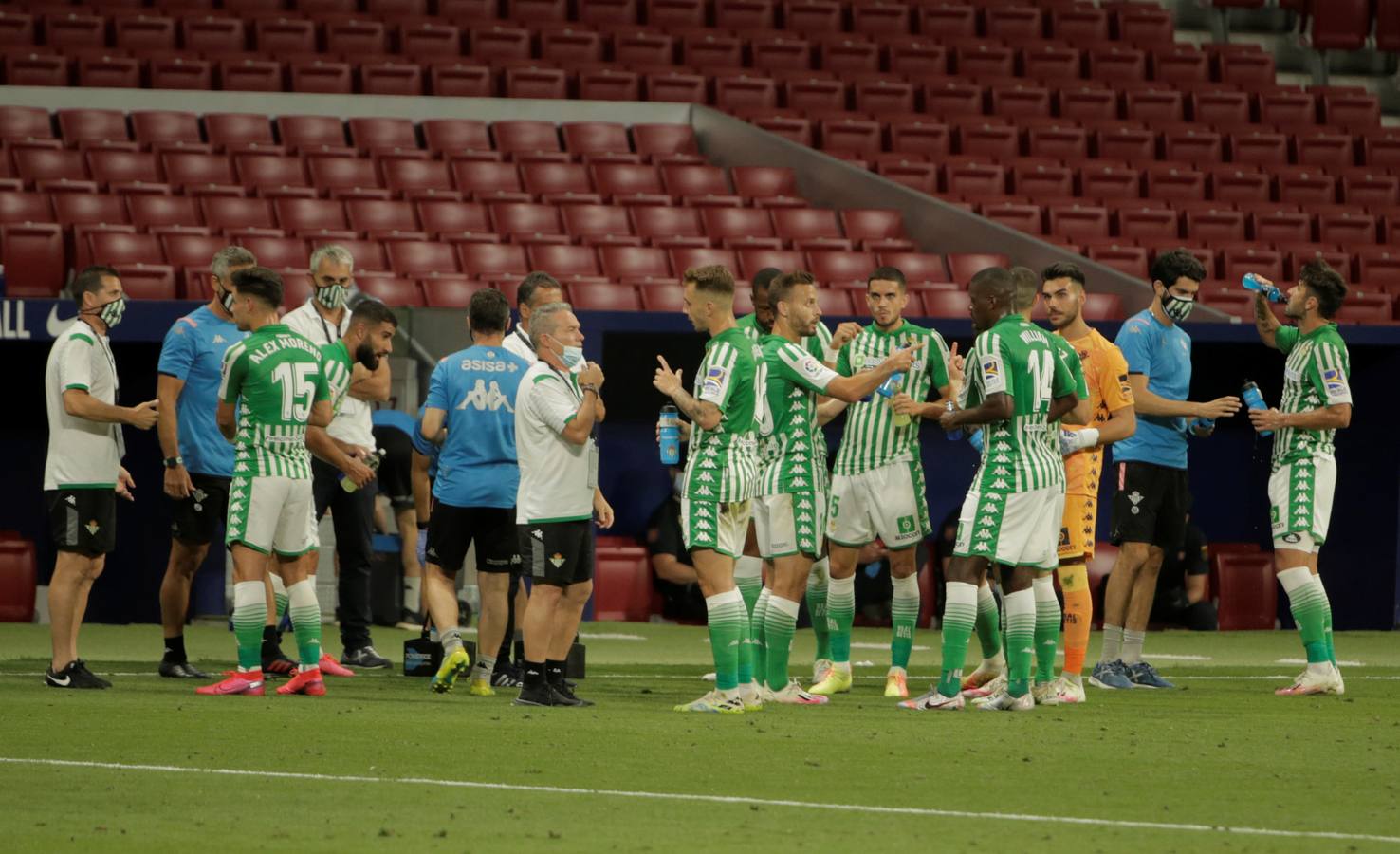 En imágenes, el encuentro entre el Atlético de Madrid y el Betis en el Wanda Metropolitano