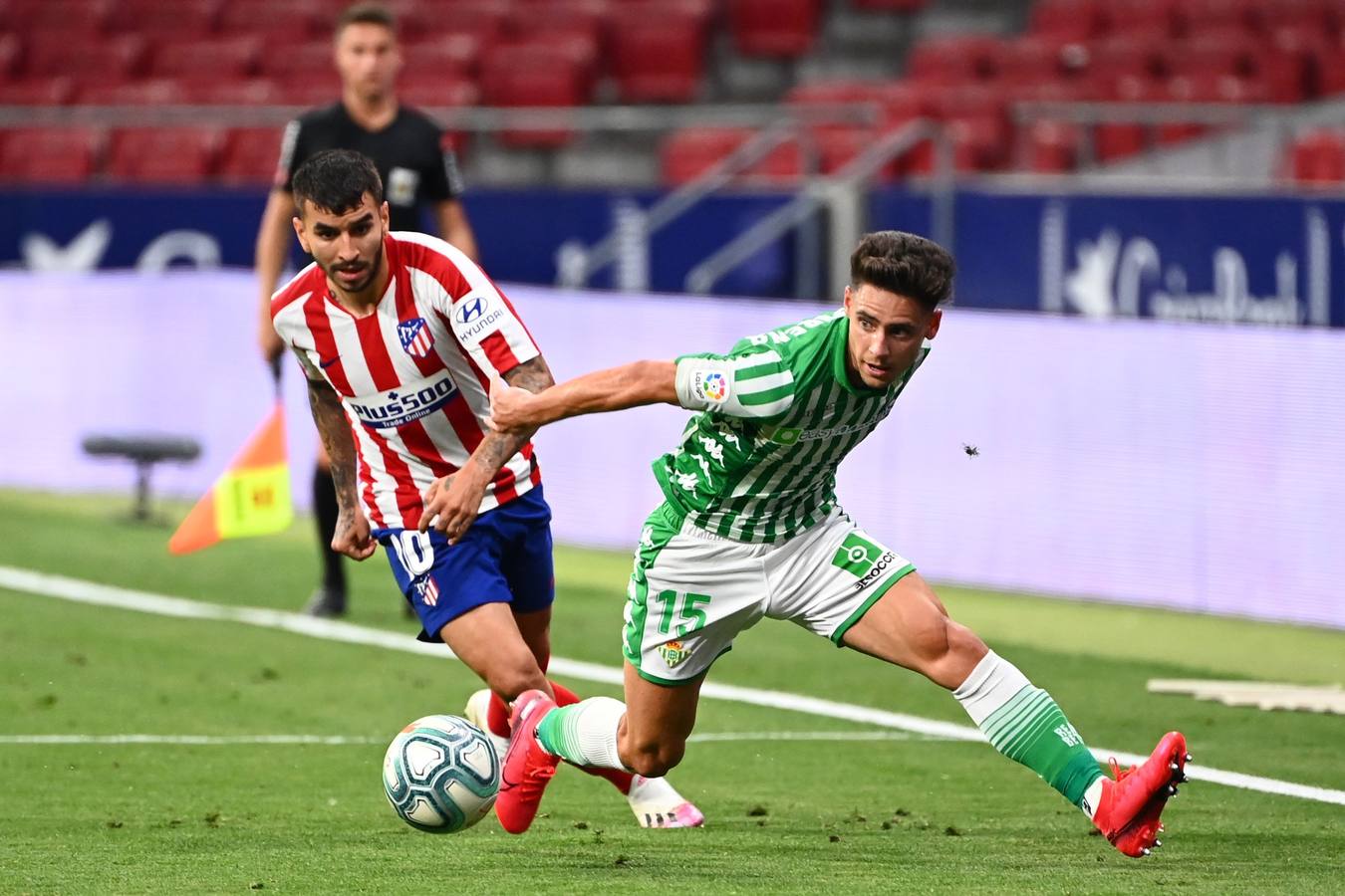 En imágenes, el encuentro entre el Atlético de Madrid y el Betis en el Wanda Metropolitano