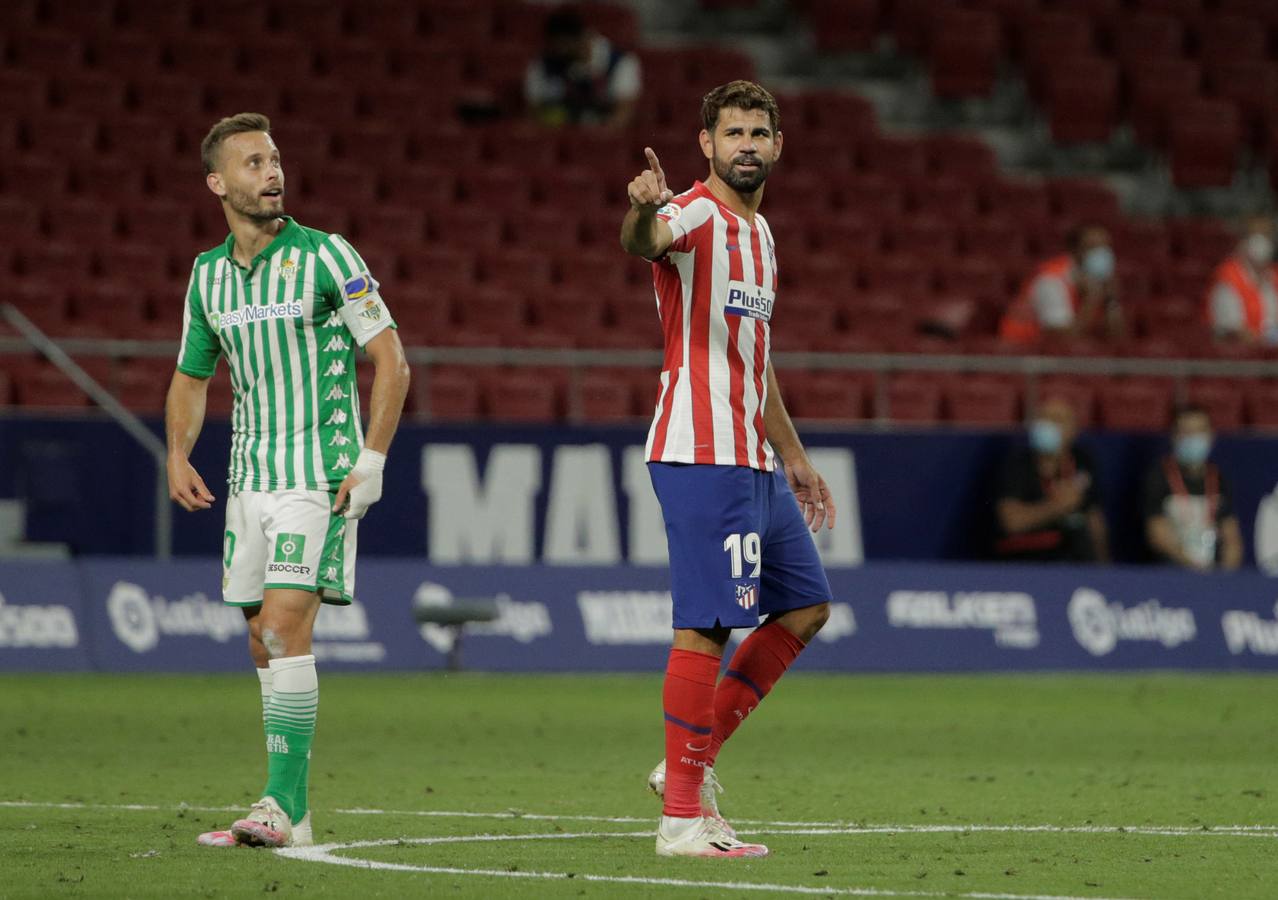 En imágenes, el encuentro entre el Atlético de Madrid y el Betis en el Wanda Metropolitano