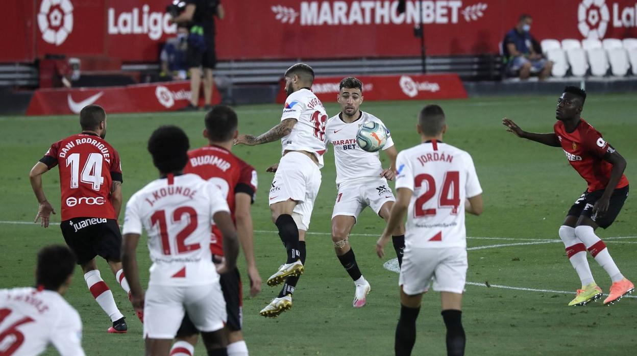 En imágenes, el encuentro entre el Sevilla FC y el Mallorca en el Sánchez Pizjuán