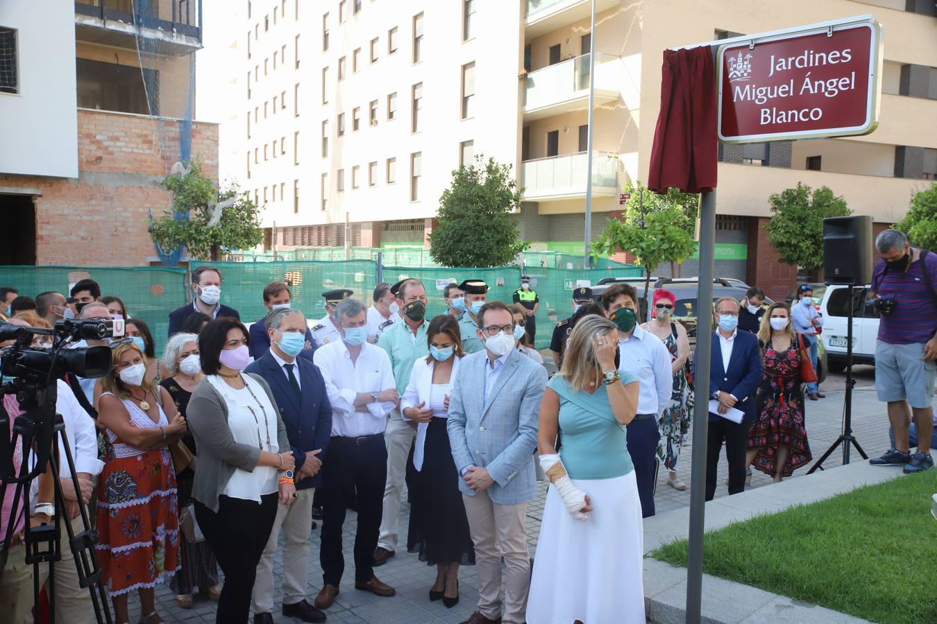 El homenaje a Miguel Ángel Blanco en Córdoba, en imágenes